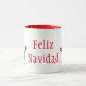 Weihnachts-Tasse-Snowman-Feliz Navidad Tasse (Zentrum)