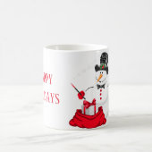 Weihnachts-Tasse-Snowman Kaffeetasse (Mittel)