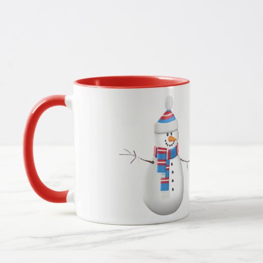 Weihnachts-Tasse-Snowman Tasse (Links)