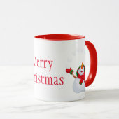 Weihnachts-Tasse-Snowman Tasse (VorderseiteRechts)