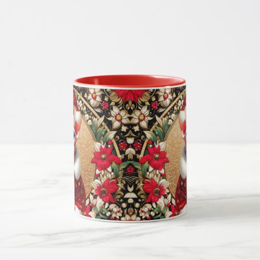 Weihnachts-Tasse Sphynx Cat Santa Elf Tasse (Zentrum)