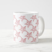 Weihnachts-Tasse, Star Design Jumbo-Tasse (Vorderseite Rechts)