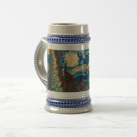Weihnachts-Tasse Steins Bierglas (Vorderseite Links)