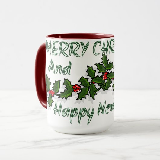 Weihnachts-Tasse Tasse (Vorderseite Links)