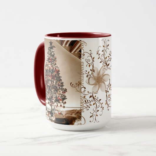 Weihnachts-Tasse Tasse (Vorderseite Links)