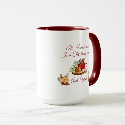 Weihnachts-Tasse Tasse (VorderseiteRechts)