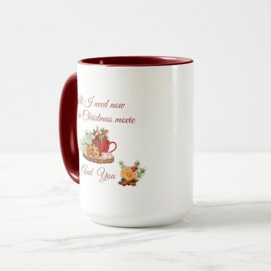 Weihnachts-Tasse Tasse (Vorderseite Links)