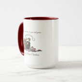 Weihnachts-Tasse Tasse (Vorderseite Links)