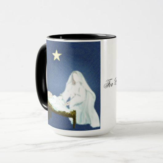 Weihnachts-Tasse Tasse (Vorderseite Links)