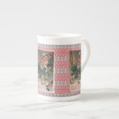 Weihnachts-Tasse, Vintag Porzellantasse (Vorderseite Rechts)