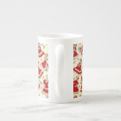 Weihnachts-Tasse, Vintag Porzellantasse (Rückseite)