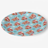 Weihnachts-Tasse von Kakao Pappteller (Schrägansicht)