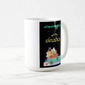 Weihnachts-Tasse Weihnachts-Kaffee-Cup Lieferwagen Kaffeetasse (VorderseiteRechts)