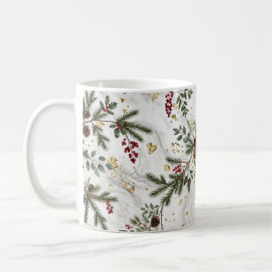Weihnachts-Tasse - Weihnachts-Stechpalmen-Tasse Kaffeetasse
