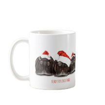 Weihnachts-Tasse "Weihnachtsfertig" Sleepy Hippos