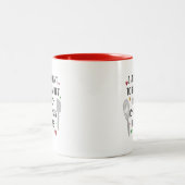 Weihnachts-Tasse Will nur, Filme zu backen Zweifarbige Tasse (Mittel)