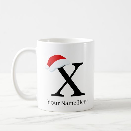 Weihnachts-Tasse "X" Kaffeetasse (Links)