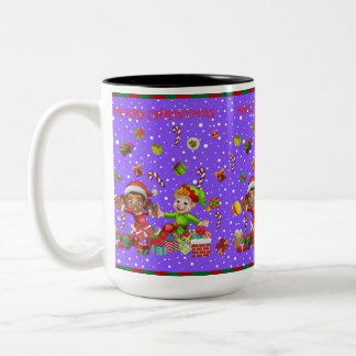 Weihnachts-Tasse Zweifarbige Tasse