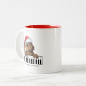 Weihnachts-Tasse Zweifarbige Tasse (Vorderseite Links)
