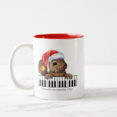 Weihnachts-Tasse Zweifarbige Tasse (Links)