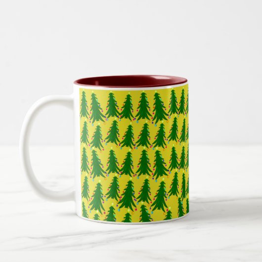 Weihnachts-Tasse Zweifarbige Tasse (Links)