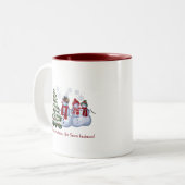 Weihnachts-Tasse Zweifarbige Tasse (Vorderseite Links)