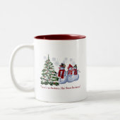 Weihnachts-Tasse Zweifarbige Tasse (Links)