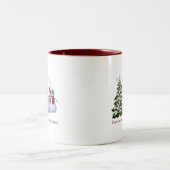 Weihnachts-Tasse Zweifarbige Tasse (Mittel)