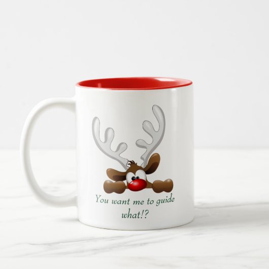 Weihnachts-Tasse Zweifarbige Tasse (Links)