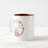 Weihnachts-Tasse Zweifarbige Tasse (Vorderseite Links)