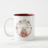 Weihnachts-Tasse Zweifarbige Tasse (Links)