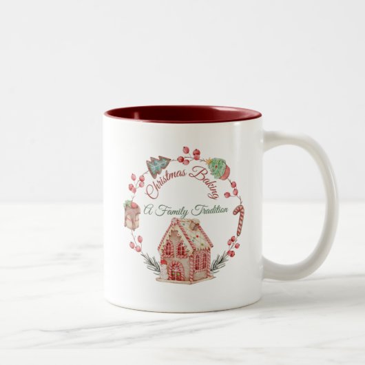 Weihnachts-Tasse Zweifarbige Tasse (Rechts)