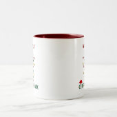 Weihnachts-Tasse Zweifarbige Tasse (Mittel)