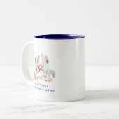 Weihnachts-Tasse Zweifarbige Tasse (Vorderseite Links)