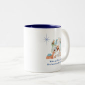 Weihnachts-Tasse Zweifarbige Tasse (VorderseiteRechts)