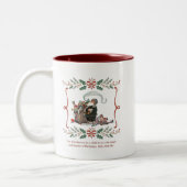 Weihnachts-Tasse Zweifarbige Tasse (Links)