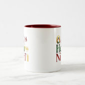 Weihnachts-Tasse Zweifarbige Tasse (Mittel)