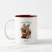 Weihnachts-Tasse Zweifarbige Tasse (Links)