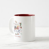 Weihnachts-Tasse Zweifarbige Tasse (Vorderseite Links)