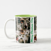 Weihnachts-Tasse Zweifarbige Tasse (Links)