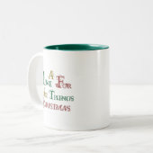 Weihnachts-Tasse Zweifarbige Tasse (Vorderseite Links)