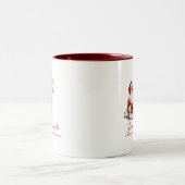 Weihnachts-Tasse Zweifarbige Tasse (Mittel)