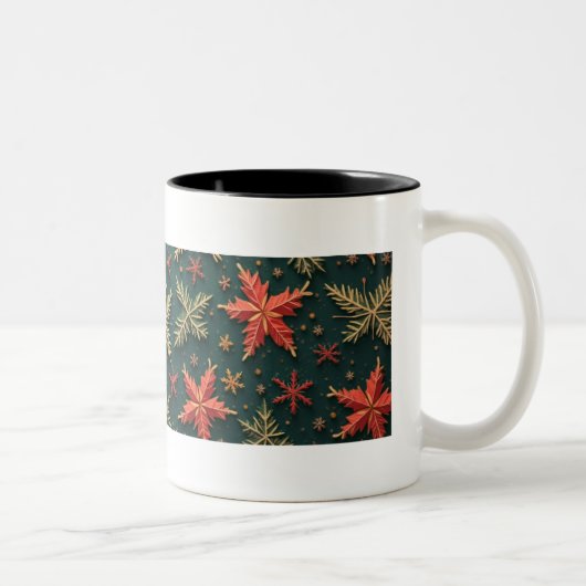 Weihnachts-Tasse Zweifarbige Tasse (Rechts)