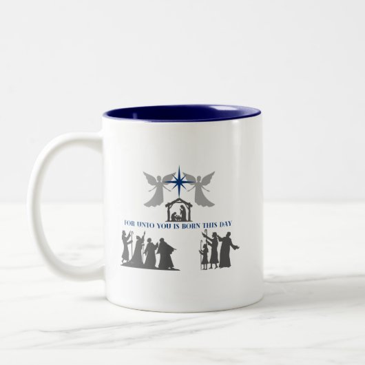 Weihnachts-Tasse Zweifarbige Tasse (Links)
