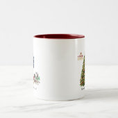 Weihnachts-Tasse Zweifarbige Tasse (Mittel)
