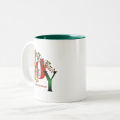 Weihnachts-Tasse Zweifarbige Tasse (Vorderseite Links)