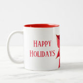 Weihnachts-Tasse Zweifarbige Tasse (Links)