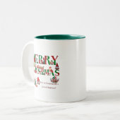 Weihnachts-Tasse Zweifarbige Tasse (Vorderseite Links)