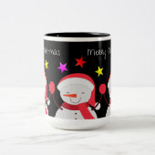 Weihnachts-Tasse Zweifarbige Tasse (Mittel)