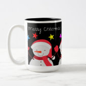 Weihnachts-Tasse Zweifarbige Tasse (Links)
